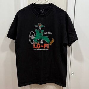 Lo-Fi Black Graphic T-Shirt